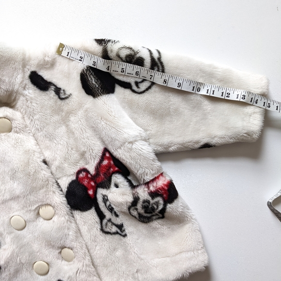 VERY RARE Kid's Vintage 1992 Disney Apparence Mickey & Minnie Faux Fur Coat - Picture 5 of 15
